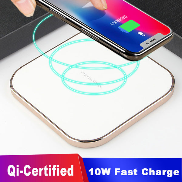 10W Qi Wireless Charger Dock Fast Charging Receiver Universal For Phone