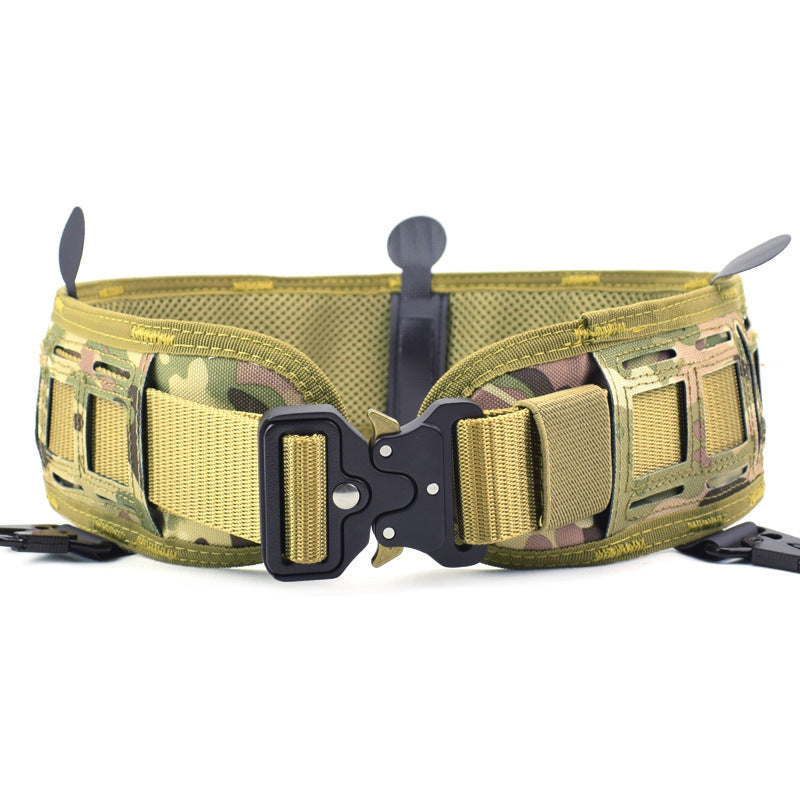 Zanlure Molle Waist Belt Adjustable Tactical Belt Outdoor Hunting CS Combat Girdle