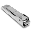 Y.F.M Nail Catcher Clipper Fingernail Cutter Anti Splash Stainless Steel Manicure Tool Curved File