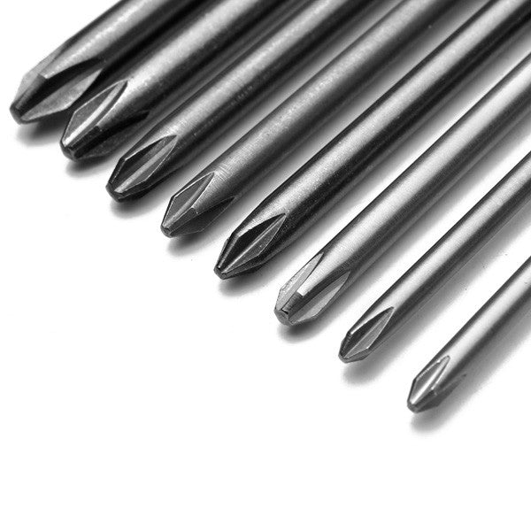 8pcs 75mm Magnetic Long Hex Cross Head Screwdriver Bits Set