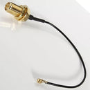 2Pcs DANIU 10cm PCI U.FL / IPX to RP-SMA Female Jack Pigtail Cable Wire