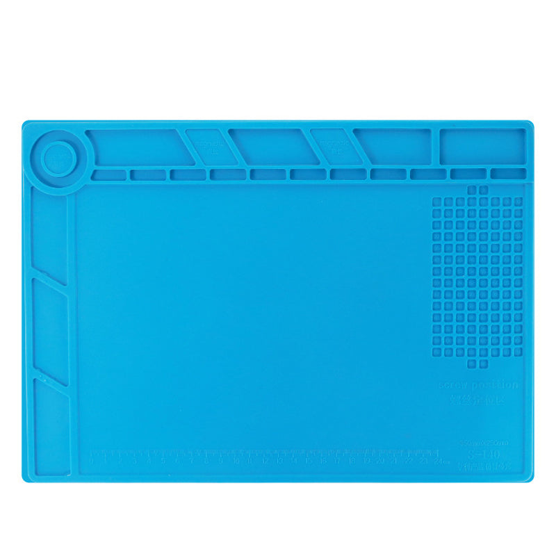 BEST S120 S130 S140 Magnetic Heat Resistant Silicone Pad Desk Mat Maintenance Platform Heat Insulation BGA Soldering Repair Station