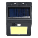 48+6+6 COB Solar Power White Light Garden Wall Lamp Outdoor Waterproof Energy Saving Yard Lights