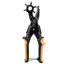 Punch Plier Leather Belt Round Hole Punch Eyelet Strap Revolving DIY Tool Heavy Duty