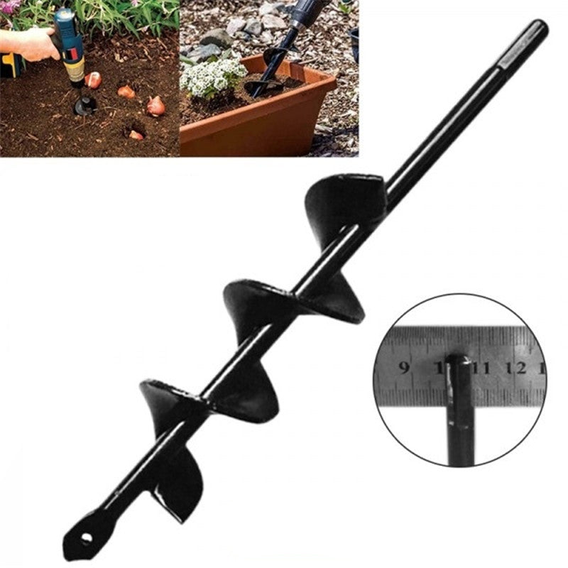 4x22/5x22/4x45cm Auger Earth Planter Drill Bit Post Hole Digger Bit for Garden Planting