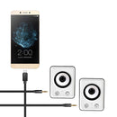 Bakeey Dual 3.5mm Jack To Type C Braided Conversion Cable Adapter 1M For Speaker Car Kit Headset
