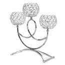 Crystal Candlestick Glass Candle Holder Party Wedding Decorations