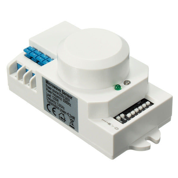 SK-601 AC 220V-240V 5.8GHz Microwave Radar Sensor Body Motion HF Detector Light Switch