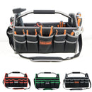 Electrician Carry Steel Tote Handle Foldable Heavy Tool Bag Storage Pockets Box