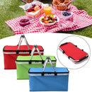 30L Large Folding Insulated Thermal Cooler Bag Picnic Camping Lunch Storage Baskets