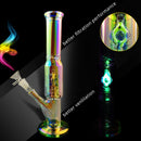 5 Types Handmade 30cm Beaker Glass Joint Pipes Bubblers for Smoking Recycler T obacco Water H ookah Pen with/without Luminous