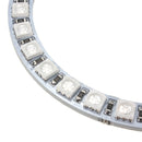 4PCS RGB 90MM Multi-Color 5050 Flash LED SMD 12V Angel Eyes and Remote Control