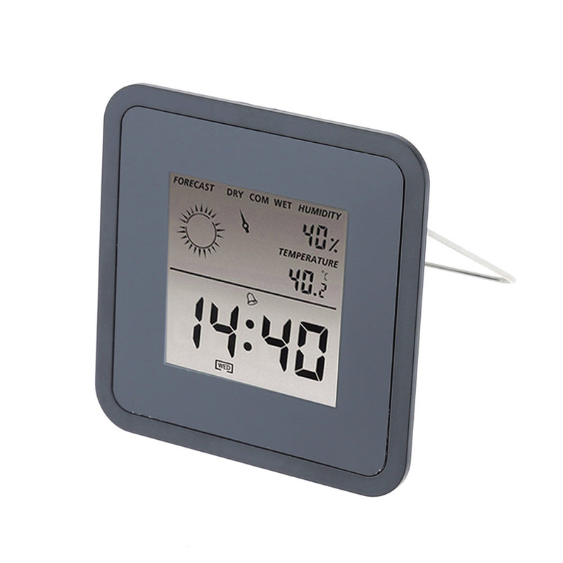 TS-S66 Digital Thermometer Hygrometer 0--60 Electronic Thermometer With Calendar And Alarm Clock Function