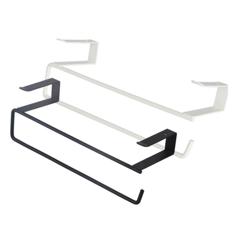 Towel Holder Hanging Kitchen Roll Paper Organizer Storage Rack Tissue Hanger