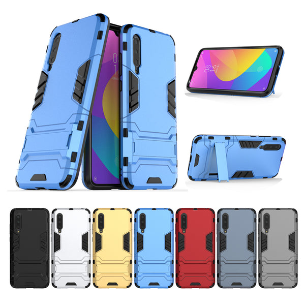 For Xiaomi Mi A3 / Xiaomi Mi CC9e Case Bakeey Armor Shockproof with Stand Holder Back Cover Protective Case