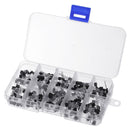 1000Pcs Transistor Assortment Kit BC337 BC327 2N2222 2N2907 2N3904 2N3906 S8050 S8550 A1015 C1815 10 Value Transistors Box