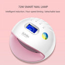 72W UV LED Nail Lamp SUN5s UV Light Nail Dryer Machine Curing Gel Polish Nail