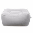 Inflatable Portable Chair Outdooors Plush Pneumatic Footrest Sofa Stool Cushion Home Decor