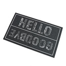 45x75cm Non Slip Indoor Outdoor Rubber Floor Rug Door Mat Home Kitchen Carpet