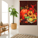 12''x18'' Autumn Pumpkin Garden Flag Elegance Fall House Halloween Banner Yard Decorations