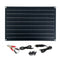 30W Waterproof Solar Panel Matte Texture Car Emergency Charger WIth 4 Protective Corners Dual USB+DC