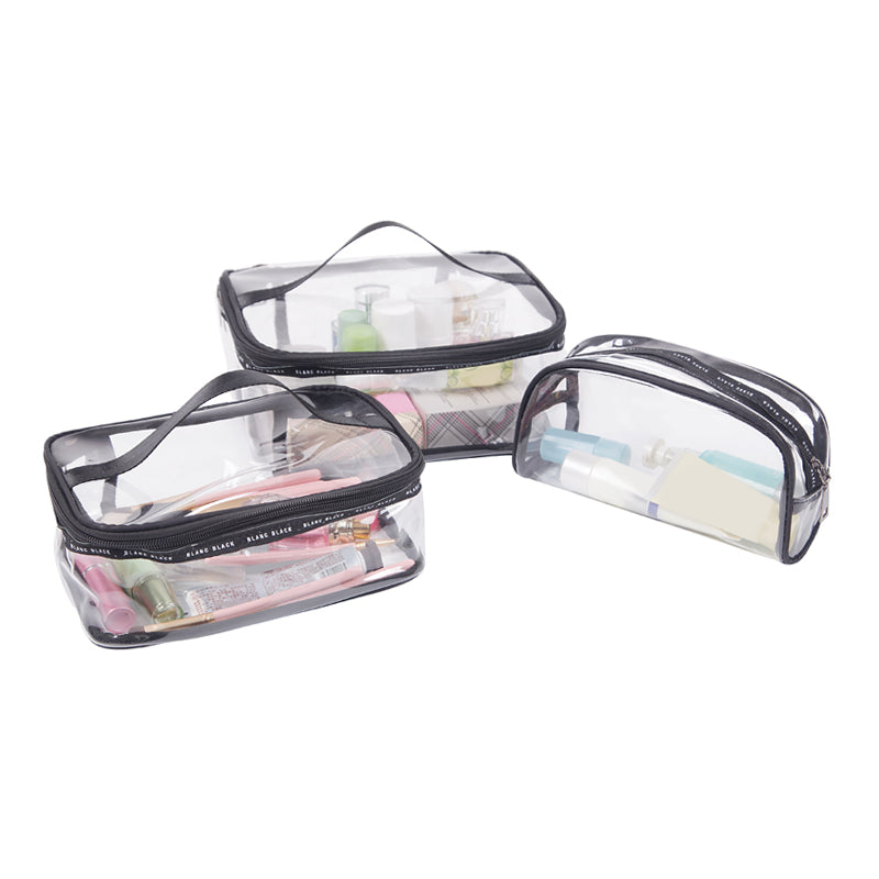 PVC Transparent Cosmetic Bags Women's travel Waterproof Clear Wash Organizer Bag