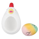 2 In 1 Squishy Chick Lay Eggs 12*10*7cm Funny Slow Rising Toy With Original Packing