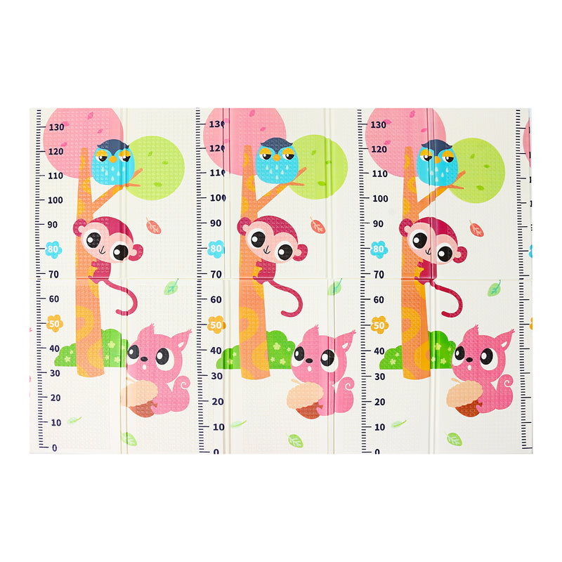 2-Side XPE Foldable Floor Mat Baby Play Mat Crawl Creeping Alphabet Animal