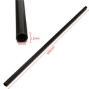 500mm*12mm*10mm Black Carbon Fiber Tube for Multicopter