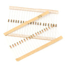 860 Pcs 1-1M ohm Metal Film Resistance 43 Value 1/4W Resistor Assorted Kit