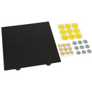 Black 300x300mm Double Texture PEI Powder Steel Plate with 9 Magnetic Block for 3D Printer