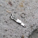 Outdoor EDC Suspension Clamp Clip Hanging Key Chain Ring Buckle Quick Release Kit