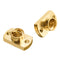 2Pcs Brass T8 Lead Screw Nut Pitch 2mm for Stepper Motor 3D Printer Part