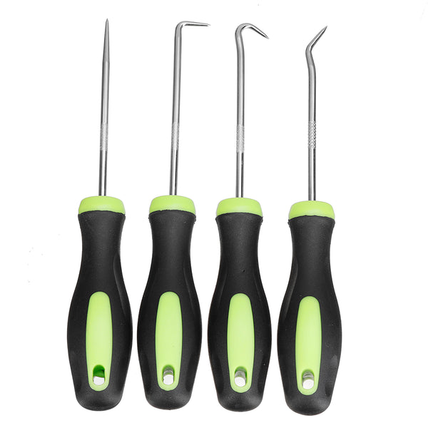 4PCS Auto 6.1" Long Pick and Hook O Ring Oil Seal Gasket Puller Remover Tool