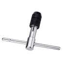Drillpro T-handle Screw Tap Handle M3-M6 M5-M8 M6-M12 Tap Wrench Chuck Type Hand Tapping Tool