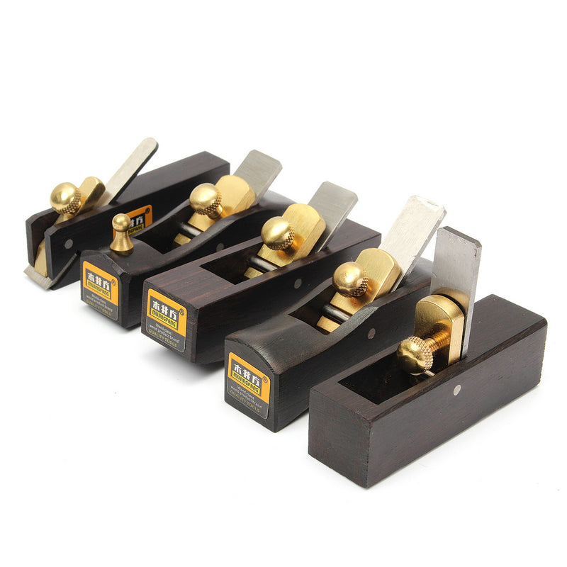 5 pcs Set DIY Mini Hand Planes Carpentry Carpenter Ebony Joinery Woodworking Tools