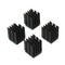 12PCS Black TMC2100 Stepper Motor Driver Cooling Heatsink With Back Glue For 3D Printer
