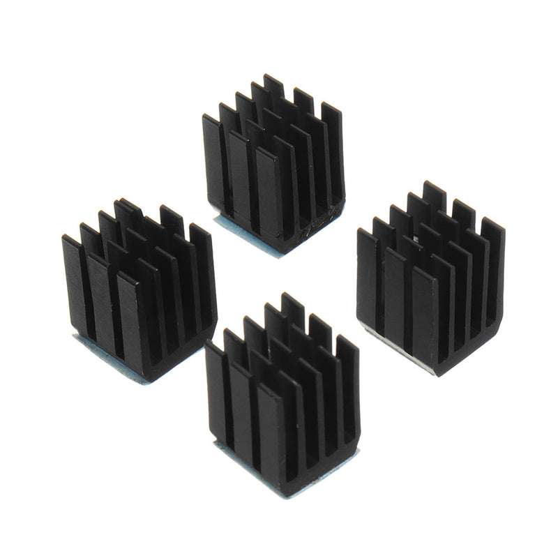 12PCS Black TMC2100 Stepper Motor Driver Cooling Heatsink With Back Glue For 3D Printer