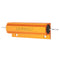 RX24 100W 220R 220RJ Metal Aluminum Case High Power Resistor Golden Metal Shell Case Heatsink Resistance Resistor