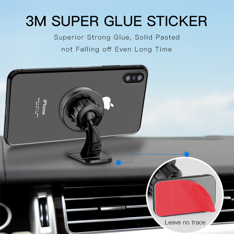 Yesido Magnetic Dashboard Car Phone Holder With Cable Holder For 3.5-7.0 Inch Smart Phone