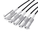LED Car Interior Floor Lights Strip RGB 6M EL Optical Fiber Decoration Strip Light Lamp bluetooth App Control