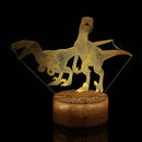 3D Illusion Night Light Touch Remote Control Gift Home Decor Sleeping Table Lamp