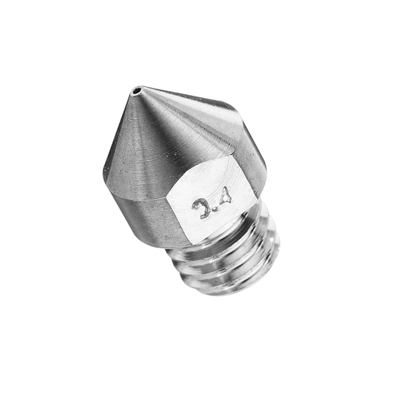 10pcs 0.4mm MK8 TC4 Titanium Alloy M6 Thread Nozzle For 3D Printer