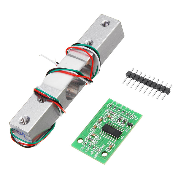 HX711 24bit AD Module + 1kg Aluminum Alloy Scale Weighing Sensor Load Cell Kit For