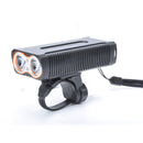 XANES DL09 800LM 2 x T6 LED 4 Modes Wide Angle IP65 Waterproof USB Charging Bike Front Light