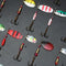 ZANLURE 30pcs Metal Fishing Lure Minnow Poper Pike Salmon Bait Bass Trout Fish with Hook