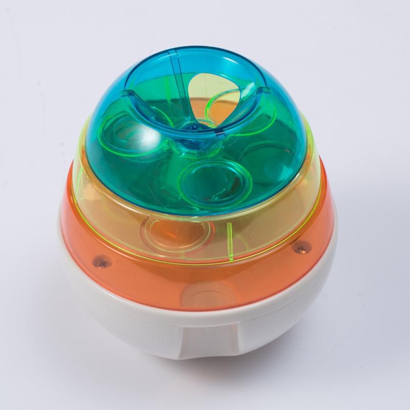 Pet Toys Dog Cat Tumbler Toy Cats Dogs IQ Training Toy Automatically Leak Food Dispenser Plastic Colorful Dogs Slow Feeder Toy