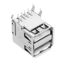 10pcs AF90 Degree Type A female Socket Connector Double USB Charging Socket USB Socket Interface