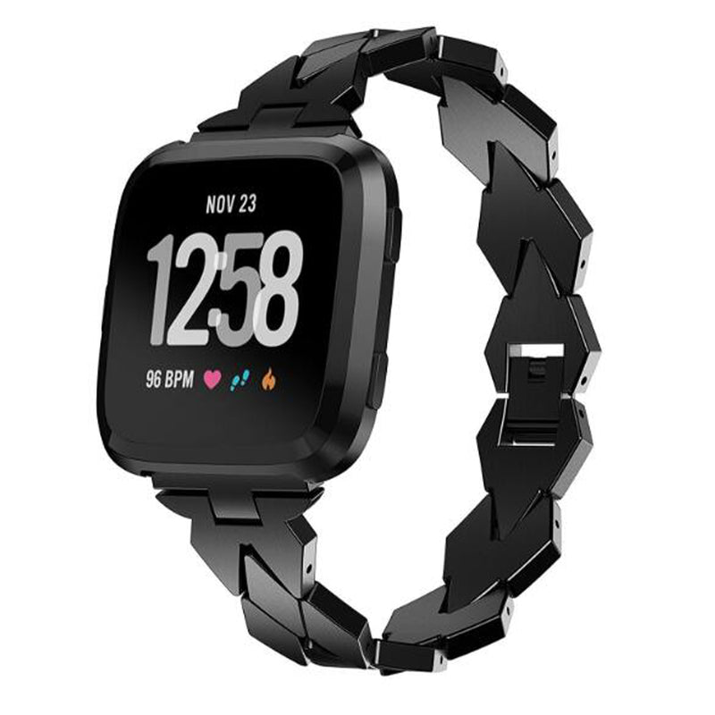 Bakeey Replacement Stainless Metal Steel Smart Watch Band for Fitbit Versa