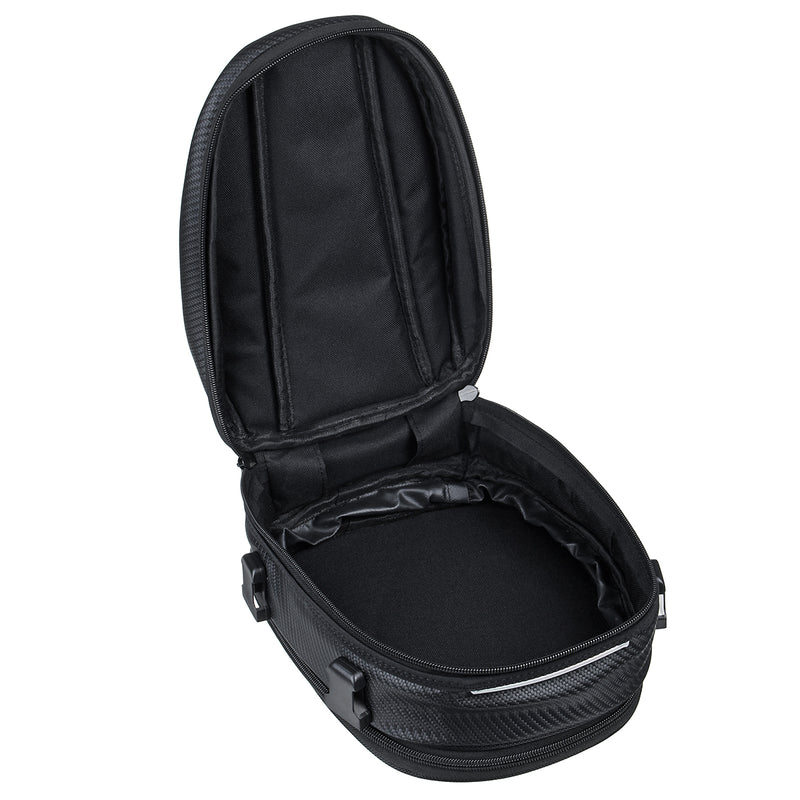 Waterproof Motorcycle Motorbike Reflective Rear Seat Saddlebags Helmet Luggage Storage Bag